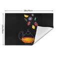 thumbnail image 3 of YFYANG Washable Heat-Resistant Placemats, 70% PVC/30% Polyester, Fruit and Tea Graffiti Kitchen Table Mat, 12" x 18" 1 Piece, 3 of 6