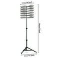 thumbnail image 5 of Height Adjustable Braiding Hair Rack Hair Braiding Rack Display Stand Hairstylist Braiders Hair Extension Holder Hanger, 5 of 9