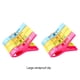 thumbnail image 5 of Percha de ropa resistente ABS Toystoory 8 Uds coloridas con abrazadera para Almacenamiento y organización del hogar, 5 of 6