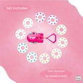 thumbnail image 4 of Blinger On The Go Mini Starter Kit - Happy (Pink) | 80 Rhinestones | Hair Styling Tool | Hair-Safe - Bling In Brush Out, 4 of 5