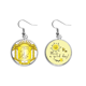 thumbnail image 1 of 7 'Ivoire emblema nacional país Pendiente Sol Flor Pendiente Joyas Moda Unbranded M, 1 of 3