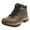 Medium Brown/Teal, variant on Northside Womens Apex Lite Mid Leather Waterproof Hiking Boot