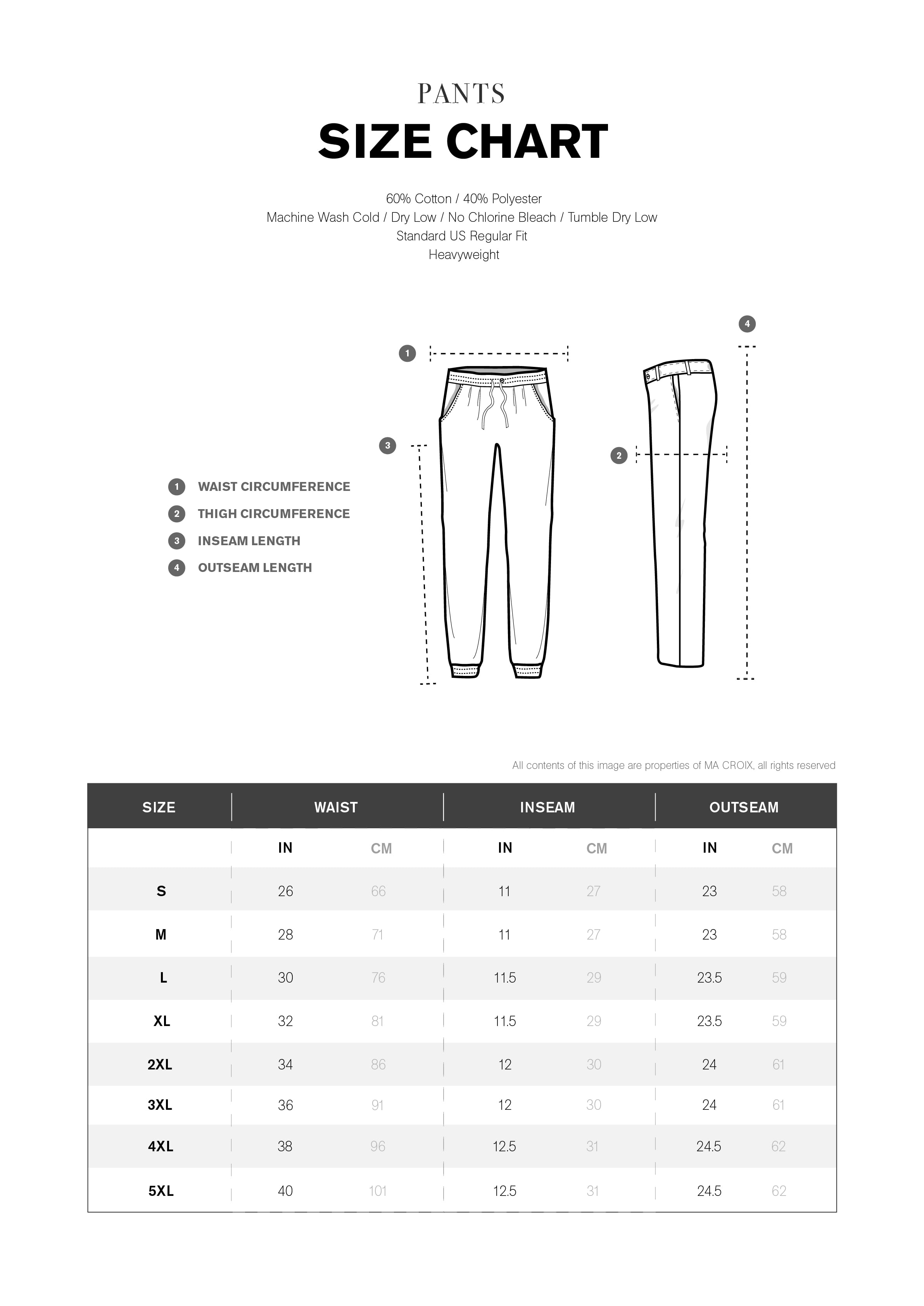 Fleece Cargo Pants 2XL - 5XL – Pro 5 USA
