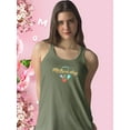 thumbnail image 2 of Mothers Day Storybook Tulips Racerback Tank Women -Image by Shutterstock, Female Large, 2 of 4
