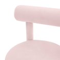 thumbnail image 4 of TOV Furniture Carmel Blush Velours Rembourré Accent Chaise, 4 of 6
