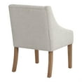 thumbnail image 5 of Monarch Dining Chair in Cream Fabric with Medium Espresso Wood Legs, 5 of 7