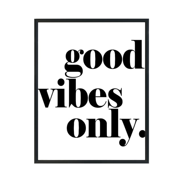 Cuadro 11X14 Mate Good Vibes