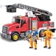 thumbnail image 1 of Juguete de camión de bomberos para bricolaje con sonido y luz, rociador de agua de 3 a 5 años, 1 of 7