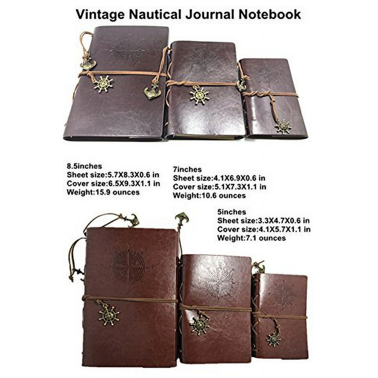 PU Leather Journal Notebook Blank in A5 size - 404 Blanks