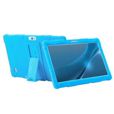 GJX 10.1 Inch android Tablet Case Silicone Material 10 Inch Tablet Case Drop Resistant 10.1 Inch Tablet Case Blue