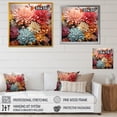 thumbnail image 4 of Designart "Elegant Softness Of Mum Flowers I" Mums Floater Framed Canvas Prints, 4 of 5