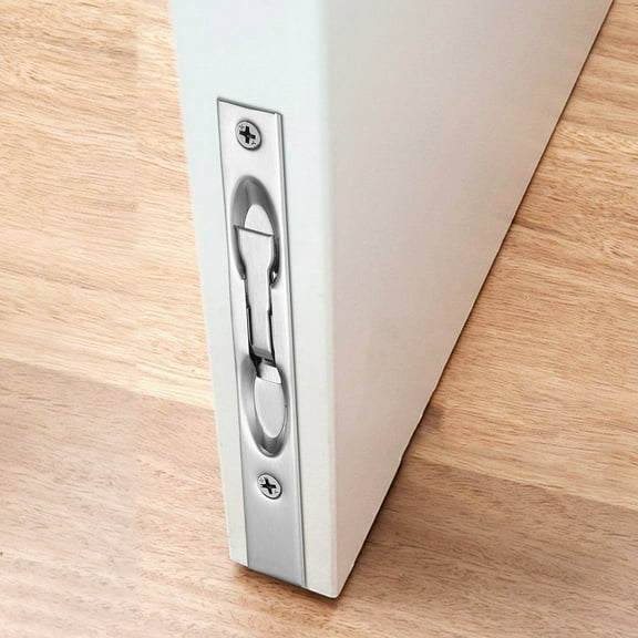 Luxshiny 2-Pack Stainless Steel Double Door Latches for French Doors with Sleek and Discreet Lock Design