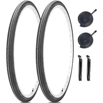 2 Pack 27 X 1 1/4 Bike Tire 27 Inch Road Bike Tires 32-630 Folding Bead ...