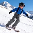 thumbnail image 5 of EnJoCho Boys' And Girls' 𝖶aterproof Sno𝗐 Pants Kids Winter Warm Skiing Insulated Sno𝗐board Pants, Boys Girls Outdoor Thick Sport Daily Overalls, 5 of 6