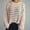 #4Khaki, variant on Byworldtasic Women's Oversized Sweatshirt Knit Striped Drop Shoulder Sweatshirt Crew Neck Long Sleeve Sweater