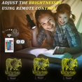 thumbnail image 5 of YSTIAN 3D Night Light Tiger Creative Bedside Table Desk Illusion Lamp Color Changing LED Acrylic RGB Lights for Tiger Fans, Kid Bedroom Decor, Birthday, Christmas, New Year Gift (16 Colors, Tiger), 5 of 6