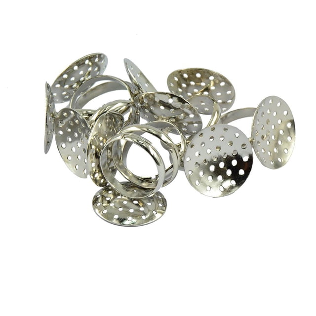Base del anillo de 10 piezas Sunnimix anillos en blanco para la fabricación de joyas