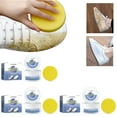 thumbnail image 3 of 3pcs White Shoe Cleaning Cream, No-Rinse Foam Sneaker Cleaner Removes Dirt and Stain, Sneaker Cleaner for Suede, Leather, Canvas, Fabric, Tennis, Boot, Golf, Knit, PU, 3 of 4