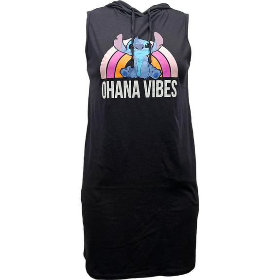 Disney Stitch Hooded Junior Tank Dress, S-XL (Women's)