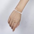 thumbnail image 3 of lureme Freshwater Cultured Pearl Bracelet for Women, Pearl Stretch Bracelet Pearl Cuff Bangle Pearl Sliding Bolo Bracelet (bl003554-4), 3 of 6
