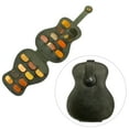 thumbnail image 1 of Soporte para púas de guitarra Soporte de púa Autoadhesivo Universal Estuche para púas de guitarra Estuche para púas de guitarra Estuche para ukelele Verde CUTICAT porta guitarras, 1 of 7