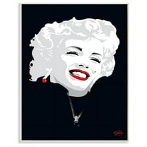 Stupell Industries Abstract Marilyn Portrait Vintage Hollywood Movie Star Classic Illustration Wall Plaque by Jadei Graphics