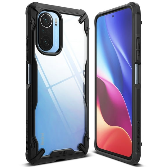Ringke Fusion-X Case Compatible with Xiaomi Poco F3/Redmi K40/K40 Pro/K40 Pro , Shockproof - Black