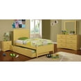 thumbnail image 5 of Furniture of America Belina Cottage Wood Headboard, Twin, Yellow, 5 of 5