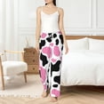 thumbnail image 2 of Fotbe Cow Spots Women's Pajama Pants,Sleepwear Pants,Pj Bottoms Drawstring And Pockets-Medium, 2 of 7