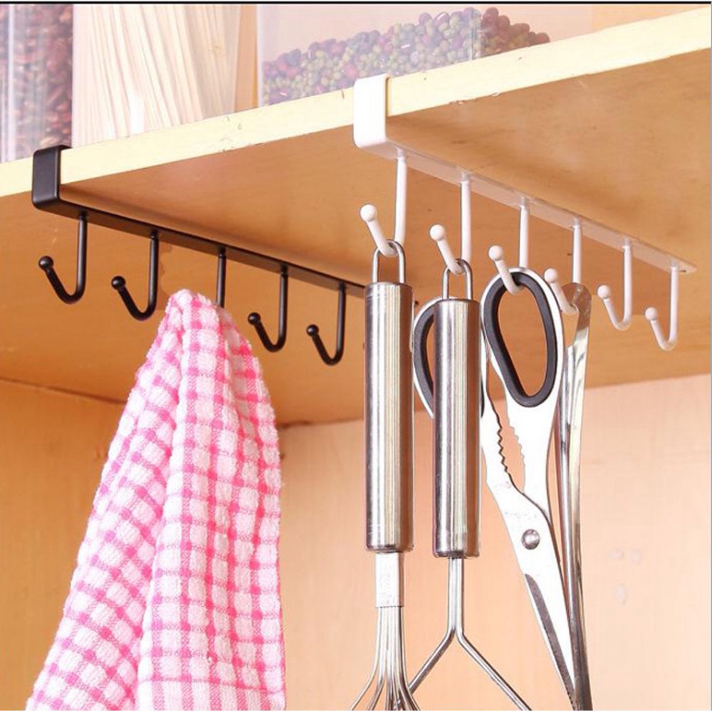 LYUMO Shelf Hooks, Hanging Hook, Multifunctional Kitchen Storage Rack