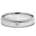 thumbnail image 1 of Mens Diamond Solitaire Wedding Band  14K White Gold, 1 of 2