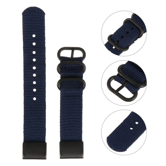 UPOUART Nylon Watch Bands Blue Men's Quick Release Strap Durable and Comfortable