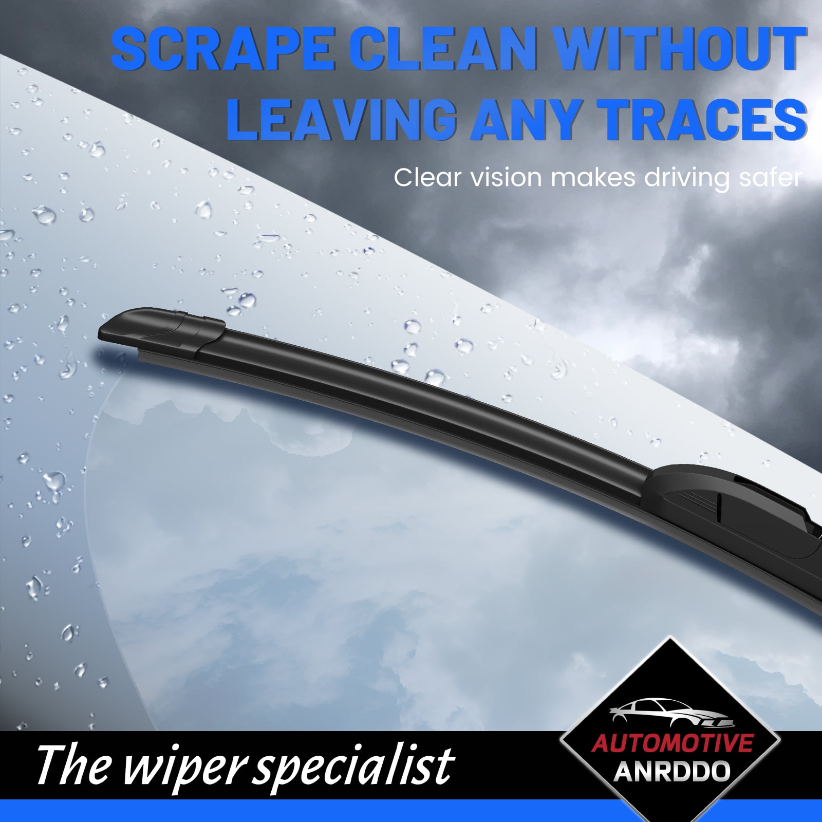 VYAOP Windshield Wipers Replacement for 2006-2012 Toyota RAV4,2000-2004 Toyota Avalon,2001-2003 Prius OEM Quality All Season Wiper Blades 24" 17" (2 Pack)