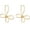 Gold-Tone, variant on Gold Plated Hoop Earrings for Women, Long Linear Wire Twisted Knot Ear Piercing Earrings, Trendy Dainty Statement Anniversaries Wedding Party Elegant Minimalist Lightweight Jewelry Gifts