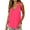 Hot Pink, variant on MOSHU Tank Tops for Women Flowy Deep V Neck Women Shirts Loose Fit Summer Sleeveless Tops