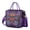 Purple-9, variant on Large Insulated Tote Bag with Bengal Tiger Print - Leakproof Cooler Bag for Office & Outdoor, Multi-Pocket Waterproof Thermal Lunch Tote with Jungle Stripes Design