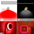 thumbnail image 3 of Red Plug in Night Light with Sensor, Diffused Light, Energy Efficient, Night Light Plug into Wall, for Bedroom, Bathroom, Kitchen, Hallway, Kids Room, Stairs, 2 Pack, 3 of 6