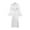 White, variant on Luxalzxs Women's Solid Color Robes with Feather, Bridesmaid Bride Party Satin Robes Sleepwear Sexy Soft Long Kimono Robe