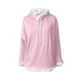 thumbnail image 5 of Busydd Men Hoodie Casual Long Sleeve Drawstring Hoodie for Men Trendy Comfy Fleece Red Hoodie with Pocket 2XL, 5 of 9