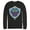 Black, variant on Men's Nintendo Legend of Zelda Link's Awakening Hylian Shield  Long Sleeve Shirt Black Large
