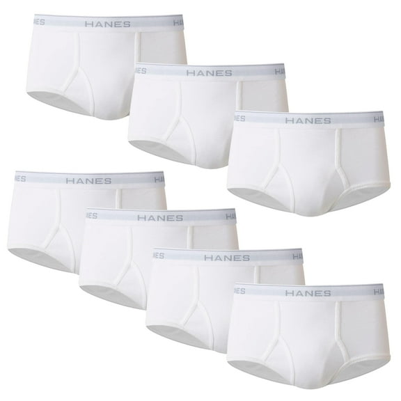 Hanes Men Hanes Men's Tagless White Briefs with ComfortFlex Waistband-Multiple Packs Available