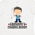 thumbnail image 4 of Inktastic Grandpa Fishing Buddy Fisherman Boys Toddler T-Shirt, 4 of 5