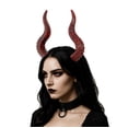 thumbnail image 3 of Halloween Headband Novelty Detachable Demon Horn Hairband Halloween Photo Prop, 3 of 3