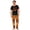 Style 110, variant on Family Matching Halloween Pajamas Set Candy Spider Web Short Sleeve Funny Pajamas Bat Castle Horror Wide Leg Pjs, Baby:24 Months