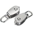 thumbnail image 2 of Eddwiin Stable Kayak Canoe Anchor Trolley Kit Sistema con Almohadilla de polea Juego de Accesorios de Gancho de Anillo de Ojo, 2 of 5