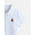 thumbnail image 2 of Wonder Nation Girls Peplum Polo Shirt with Short Sleeves, Sizes 4-18 & Plus, 2 of 3