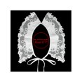thumbnail image 4 of INSPIRE CHIC Detachable False Collar, Embroidery Mini Cape Neck Ruff Dickey Fake Collar for Blouse White-5, 4 of 5