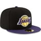 thumbnail image 5 of New Era NBA Los Angeles Lakers Men's Two-Tone 59FIFTY Fitted Cap, Black, 5 of 5