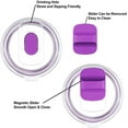 thumbnail image 4 of Replacement Lid 30oz 2Pack, Magnetic Tumbler Lid Fit for Yeti Rambler Clear, 4 of 5