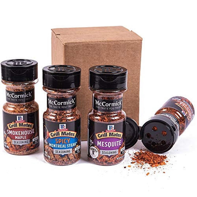 McCormick Variety Pack – Chipotle, Mesquite, Spicy Steak, Smokehouse Maple Seasonings